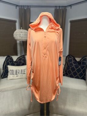Huk Women's Peach Swim Coverup Hoodie